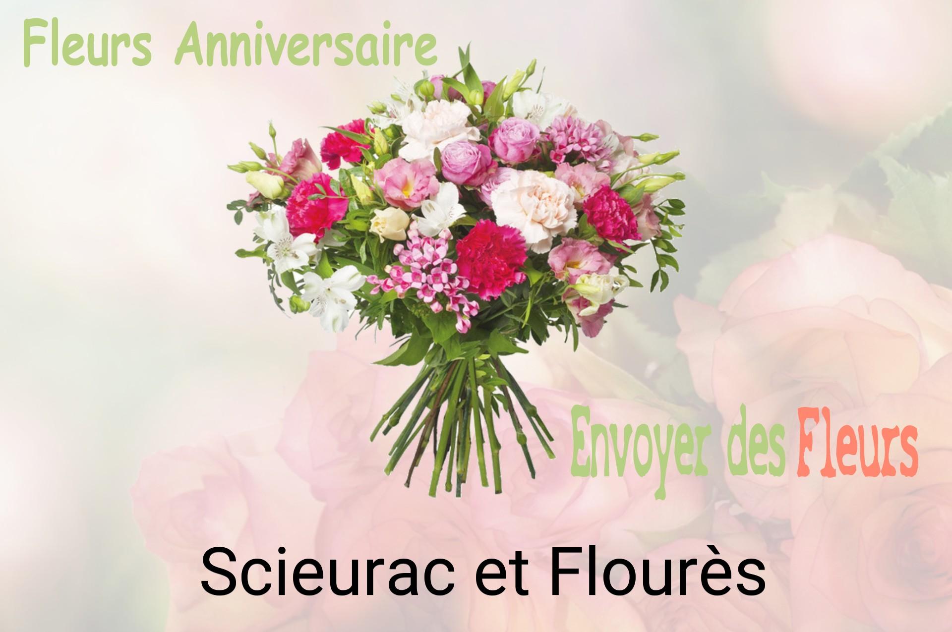 Bouquet de fleurs d’anniversaire livré à Scieurac-et-Flourès