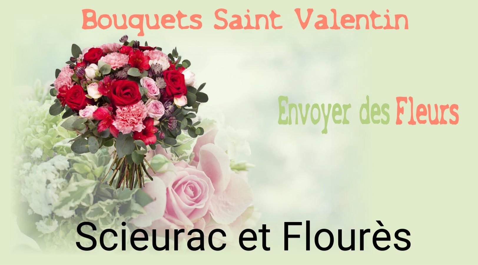 Roses de Saint-Valentin livrées à Scieurac-et-Flourès